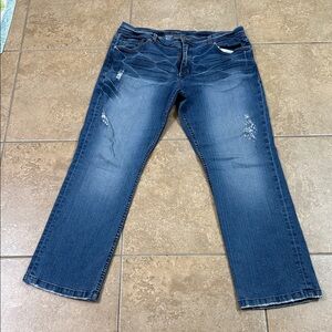A/X Armani Exchange Men's Relaxed Blue Jeans